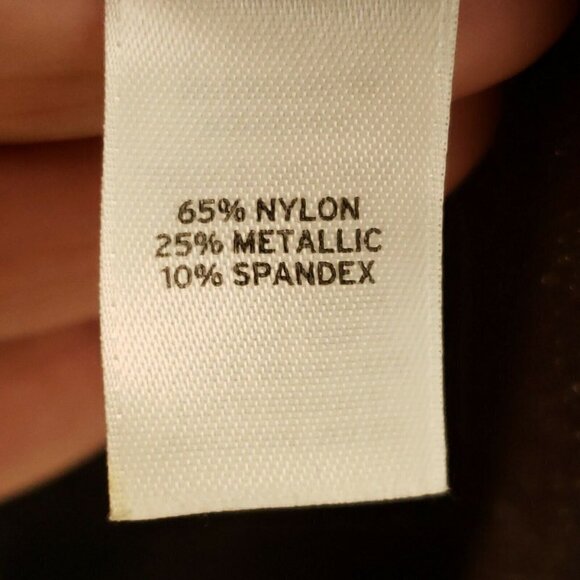 Frenchi Womens Silver Sparkle Scoop Back Stretchy - Picture 5 of 6